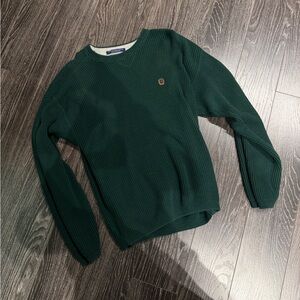 Dark Green Tommy Hilfiger Vintage Ribbed Sweater